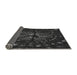 Thickness of Patterned Midnight Gray Rug, pat989gry