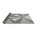 Thickness of Patterned Platinum Gray Rug, pat990gry