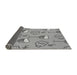 Thickness of Patterned Platinum Gray Rug, pat999gry