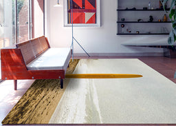 Ahgly Company Indoor Rectangle Sports Surfing Area Rugs, 7' x 9'