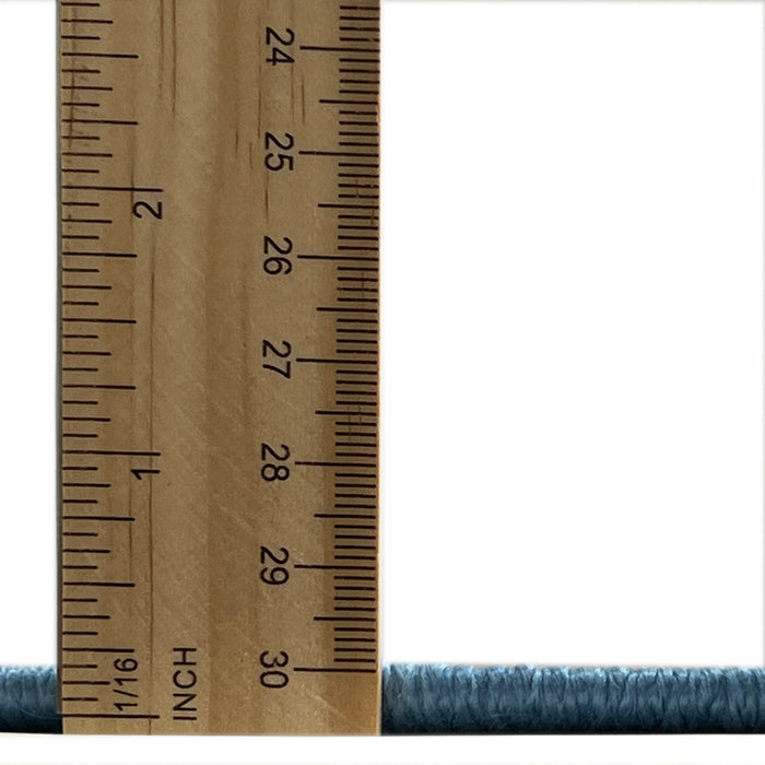 Serging Thickness of Machine Washable Persian Blue Traditional Rug, wshtr2810blu