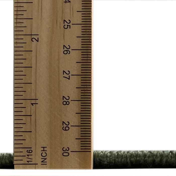 Square Machine Washable Transitional Green Rug, wshpat544grn