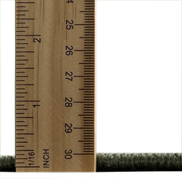 Sideview of Machine Washable Medallion Green French Area Rugs, wshtr463grn