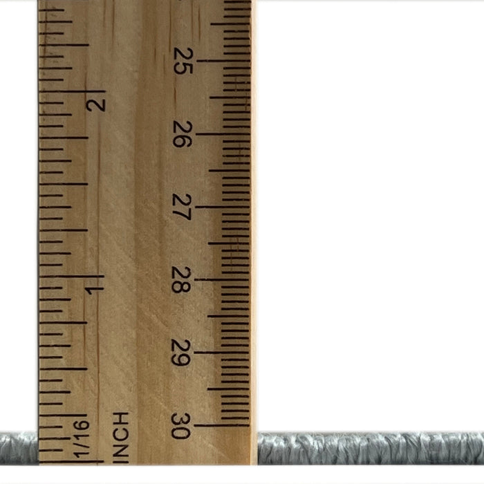 Serging Thickness of Machine Washable Traditional Grey Gray Rug, wshtr3824