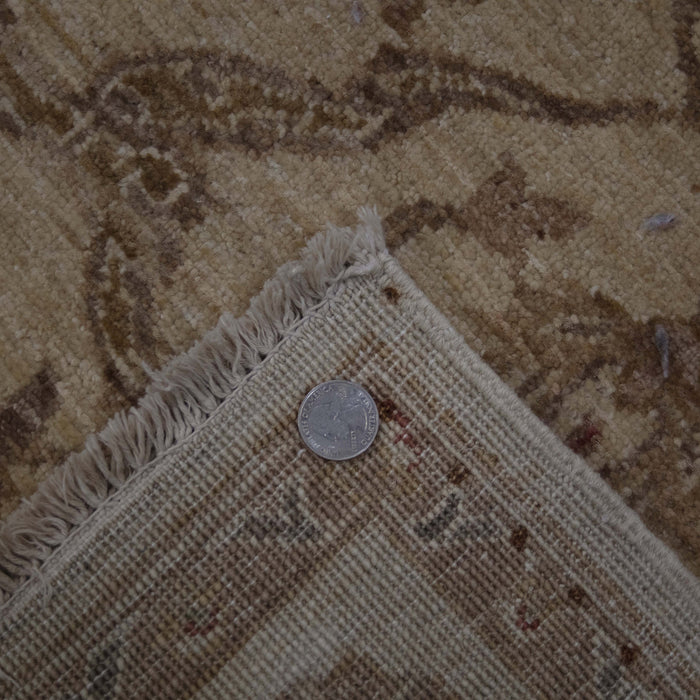 3x6 Pakistan Oushak Ivory Wool Rectangular Rug