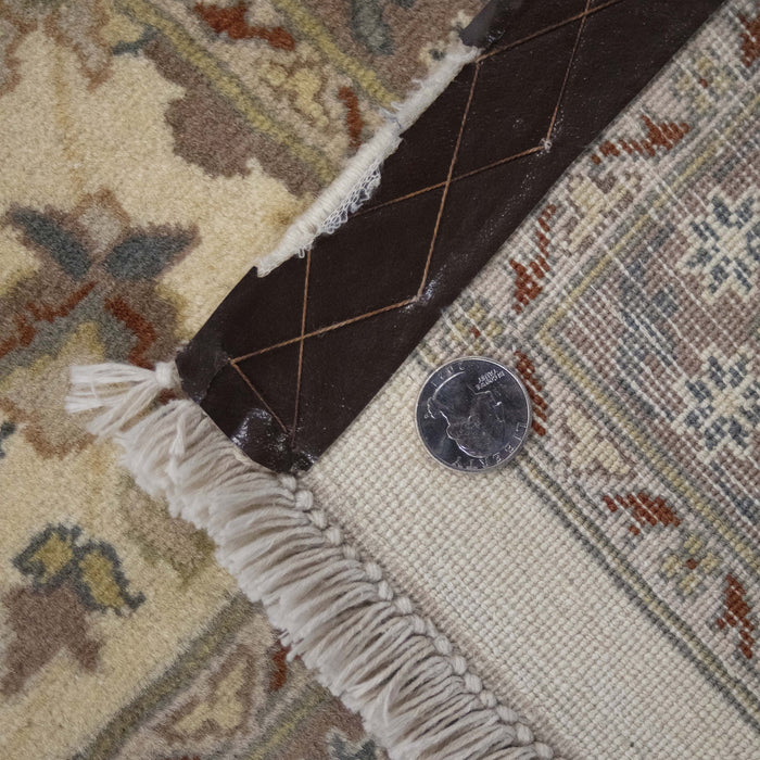 8x10 Pakistan Pak Persian Ivory Terrocotta Wool Rectangular Rug