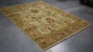 9x12 India Japiur Traditional Gold Wool Rectangular Rug