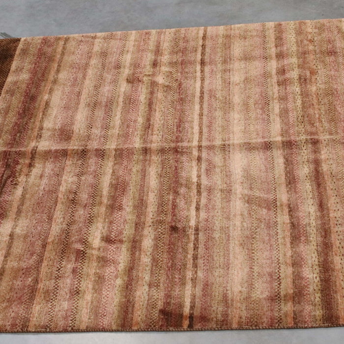 6x8 Pakistan Abstract Modern Contemporary Multicolored Brown Wool Rectangular Rug