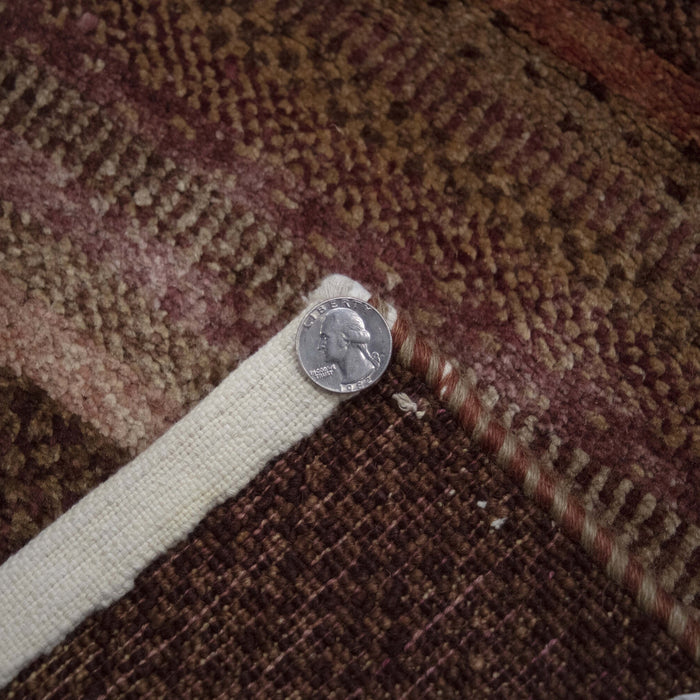 6x8 Pakistan Abstract Modern Contemporary Multicolored Brown Wool Rectangular Rug