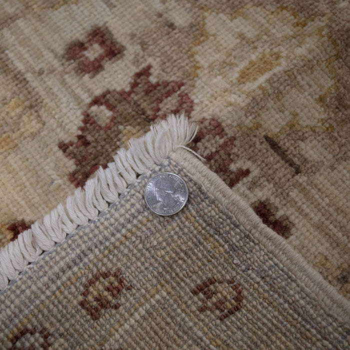 3x5 Pakistan Oushak Ivory Gold Wool Rectangular Rug